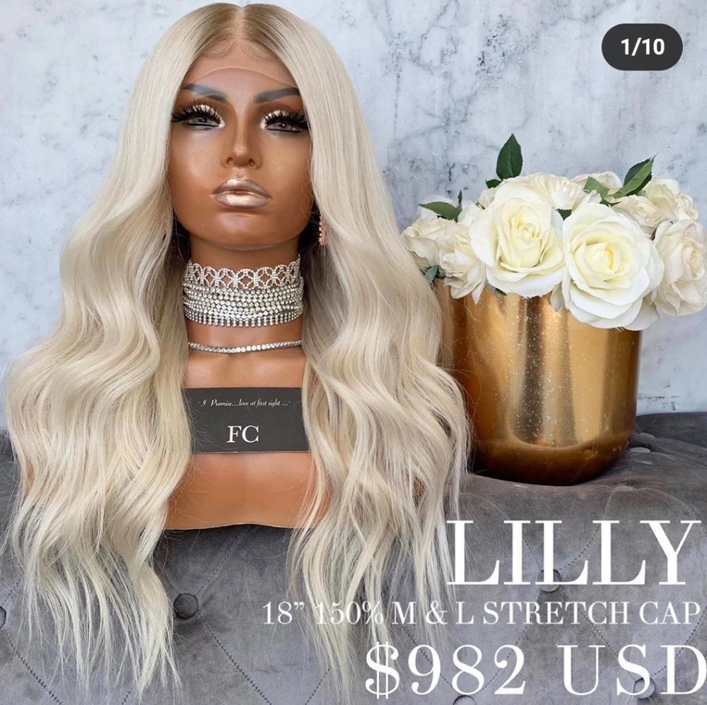 iso a blond freedom couture wig